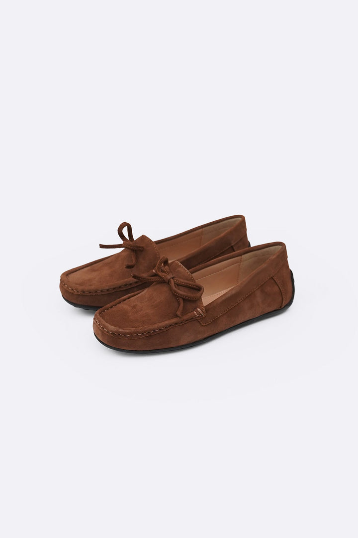 TAN REAL LEATHER LOAFERS