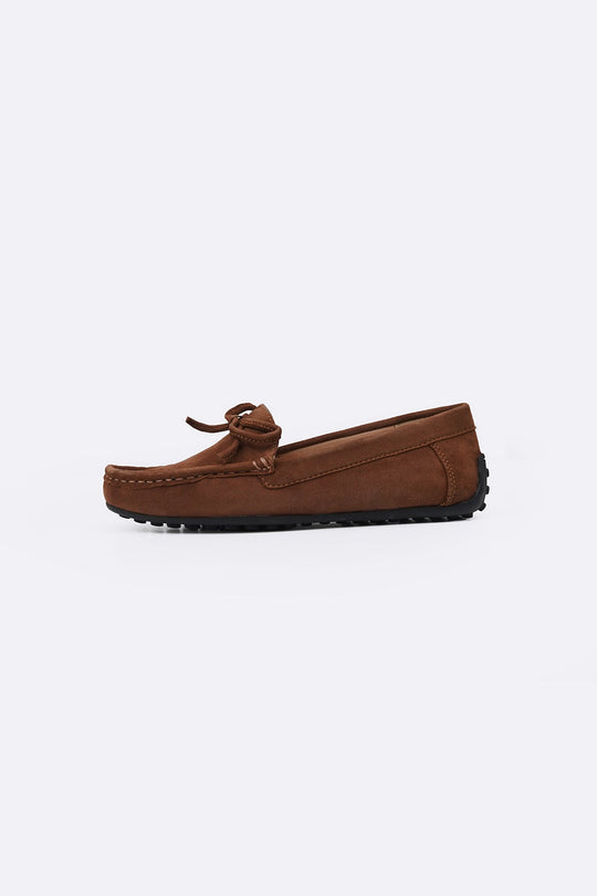TAN REAL LEATHER LOAFERS