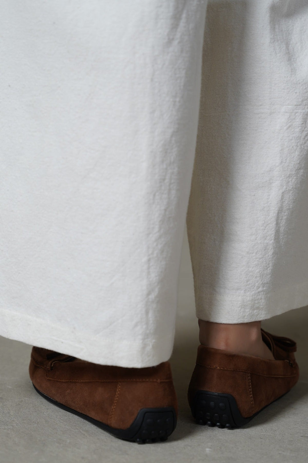 TAN REAL LEATHER LOAFERS