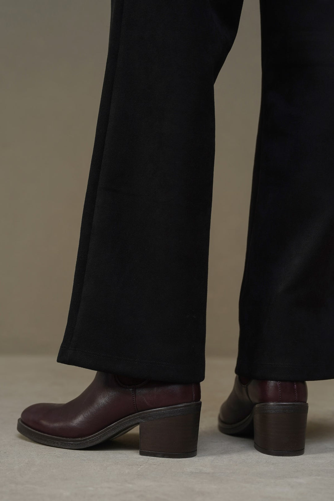 BLOCK LEATHER BOOTS