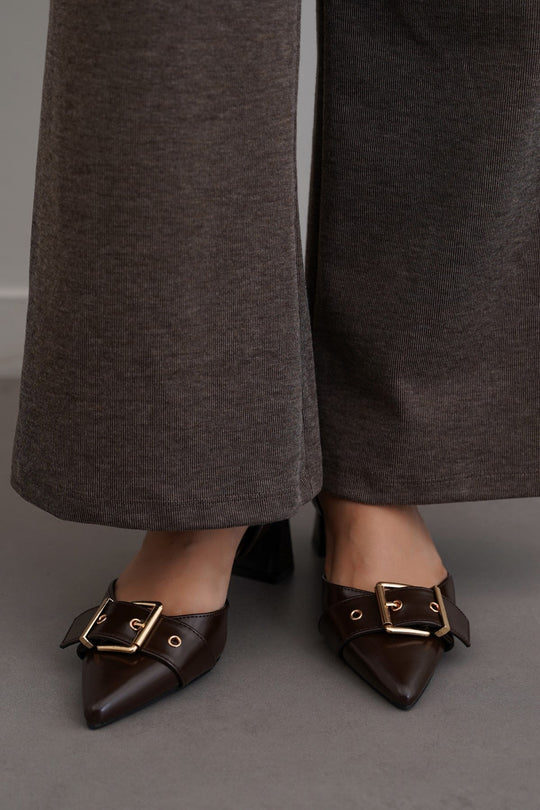 CHOCOLATE GOLD BUCKLE BLOCKS