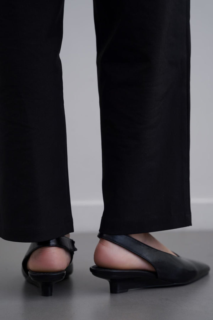 BLACK LISBON MINI WEDGE