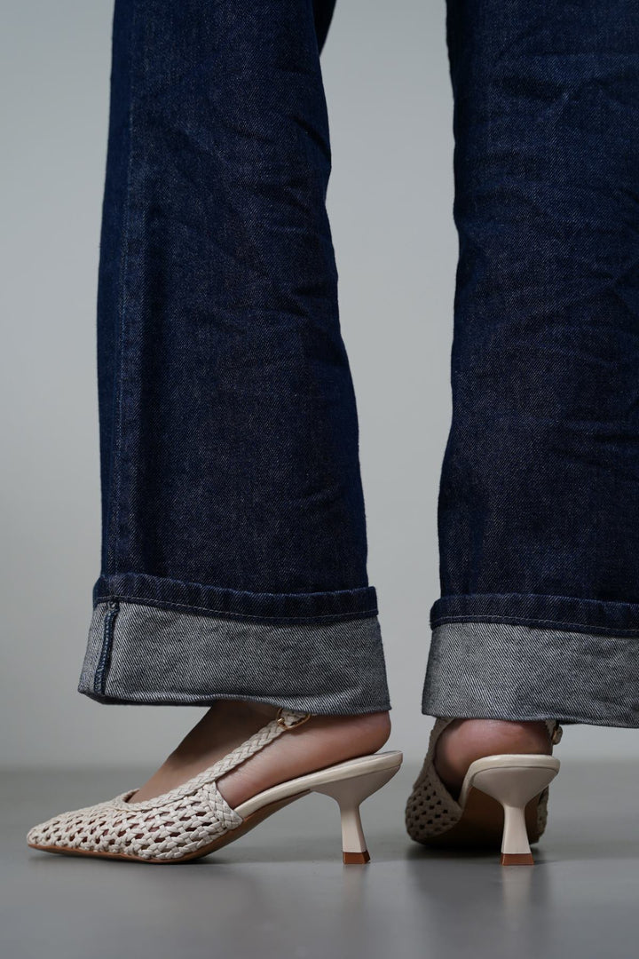 OFF WHITE BREW BAR HEELS