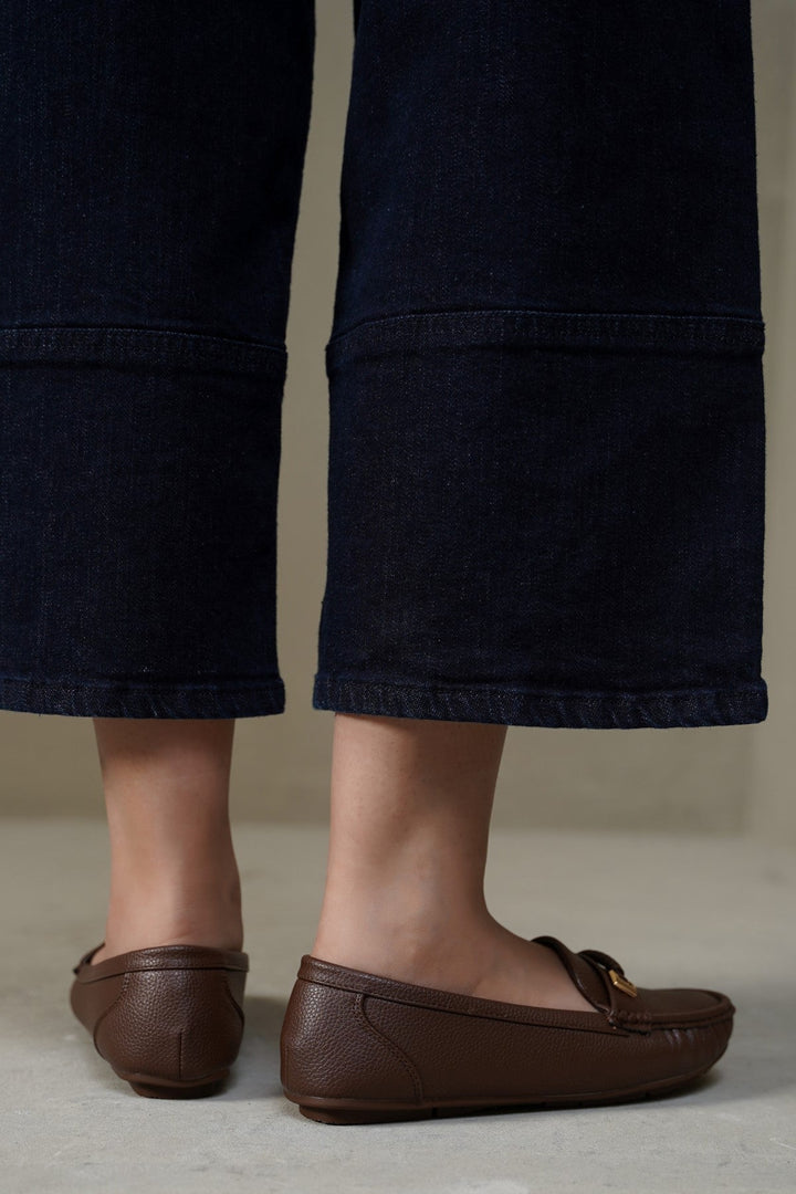 DARK TAN MAMA MOCCASINS