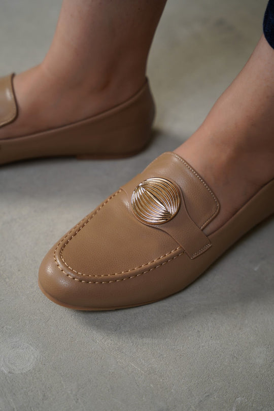 KHAKI EBURY LOAFERS