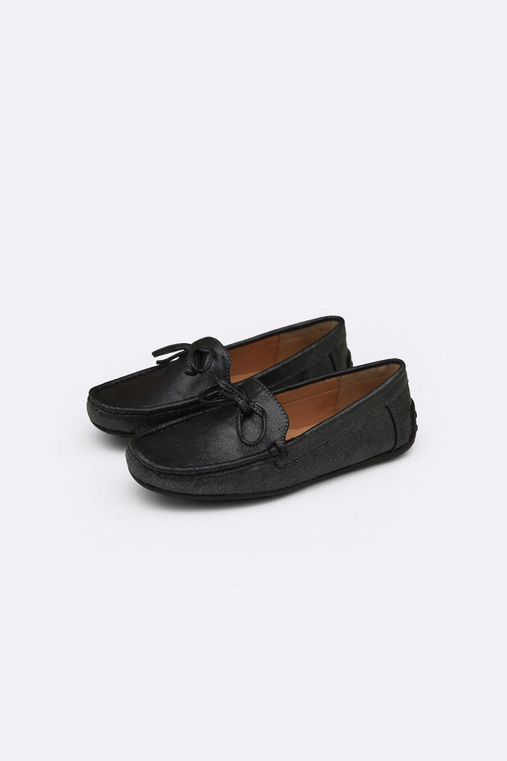 GUN BOW LEATHER MOCCASINS