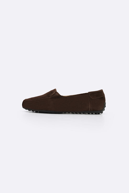 DARK BROWN JOURNALIST LEATHER LOAFERS