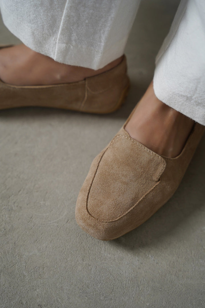 SAND JOURNALIST LEATHER LOAFERS