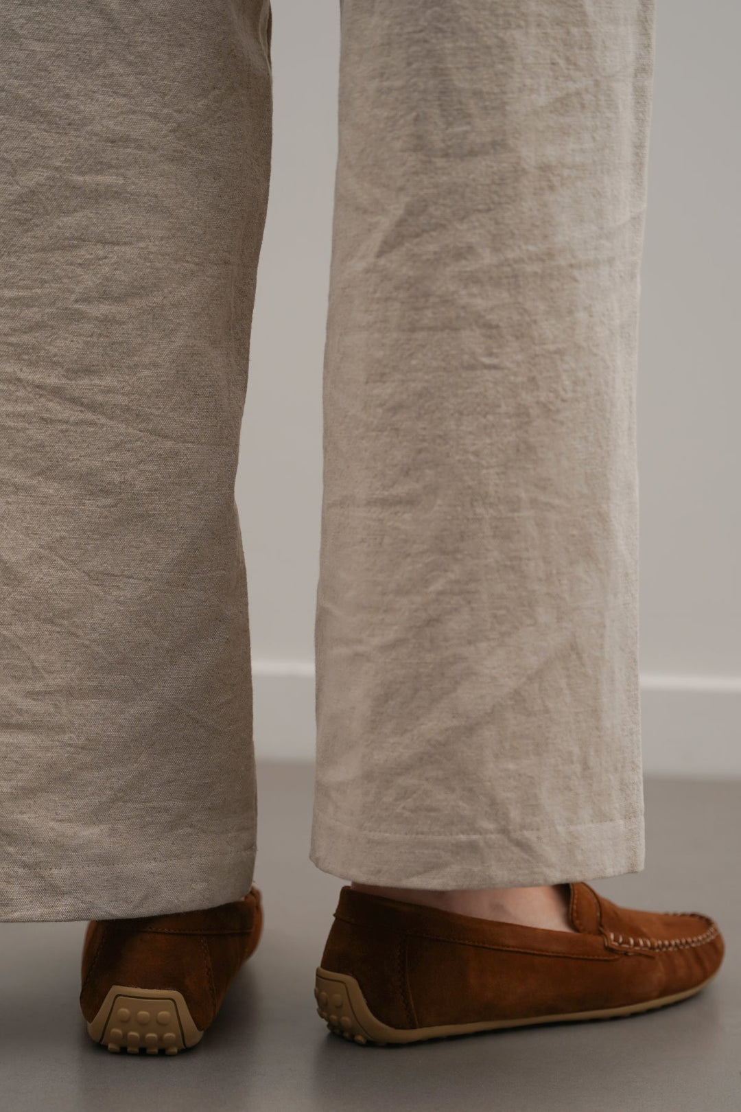 CARAMEL SUEDE LEATHER LOAFERS