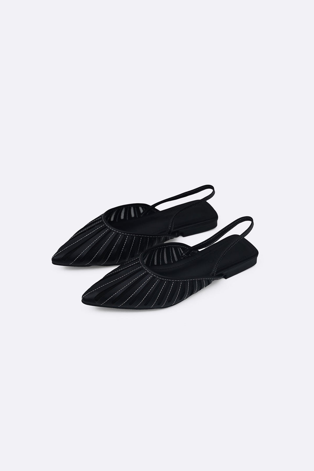 BLACK HORIZON SLINGBACKS
