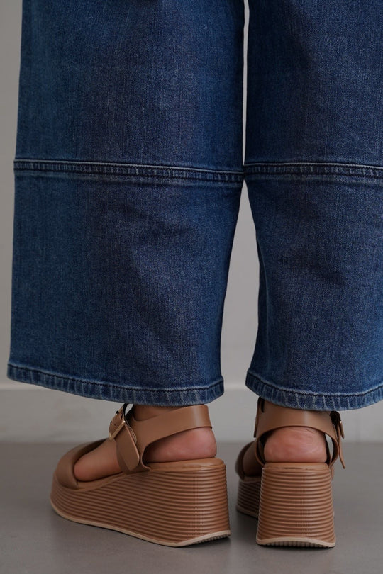 BEIGE HOLIDAY MAMA SANDALS