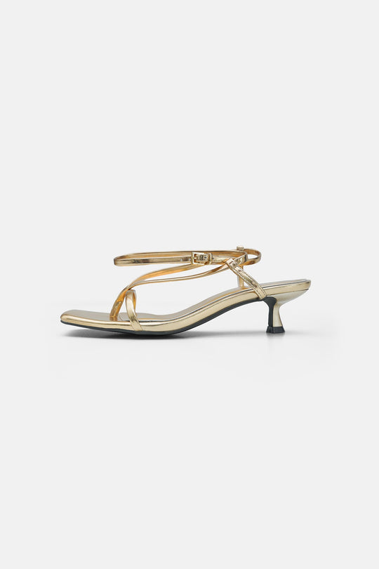 GOLD-DUOMO MINI HEELS