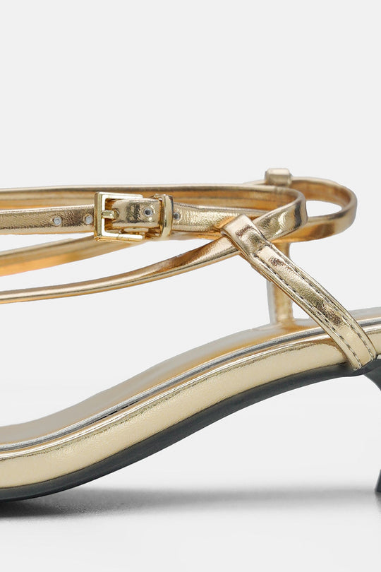 GOLD-DUOMO MINI HEELS