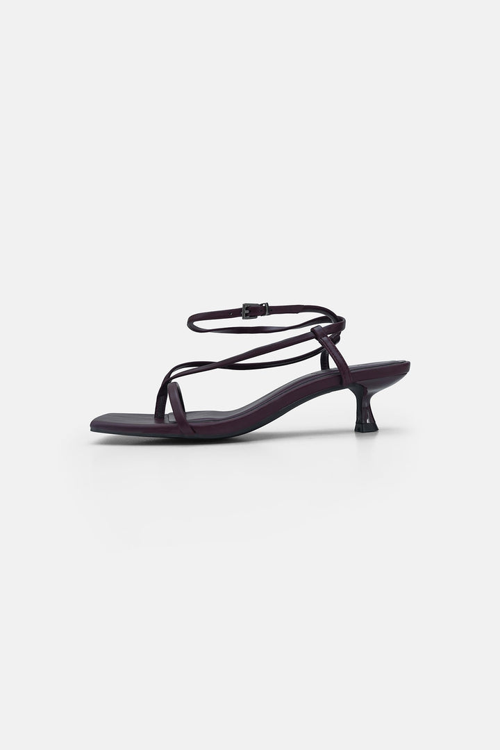 MAROON-DUOMO MINI HEELS
