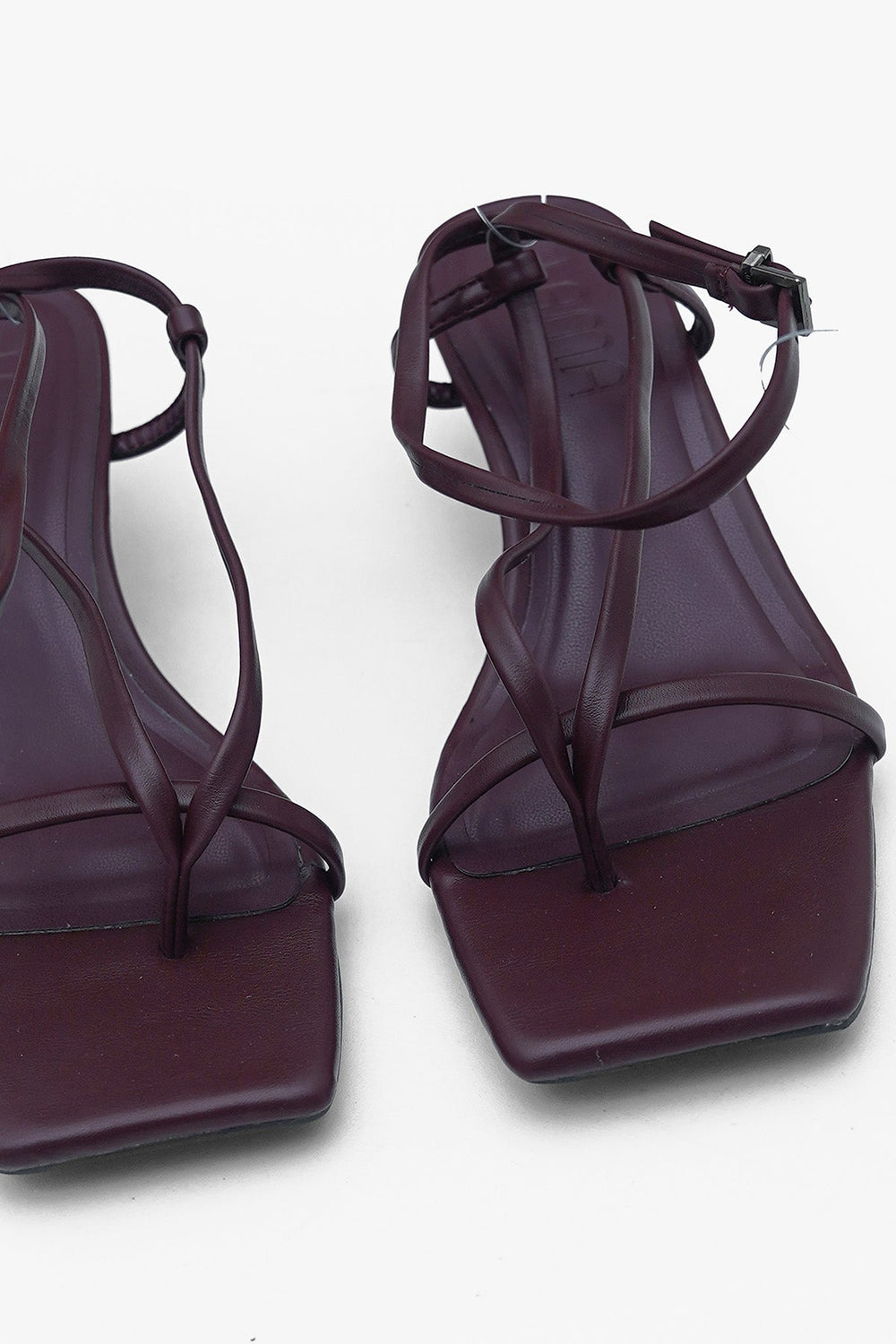 MAROON-DUOMO MINI HEELS