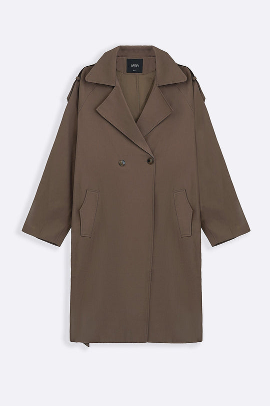BROWN ZEPH TRENCH COATS