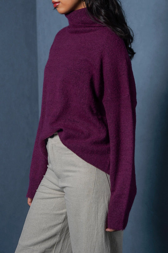 PLUM MANHATTAN HIGH NECK SWEATER