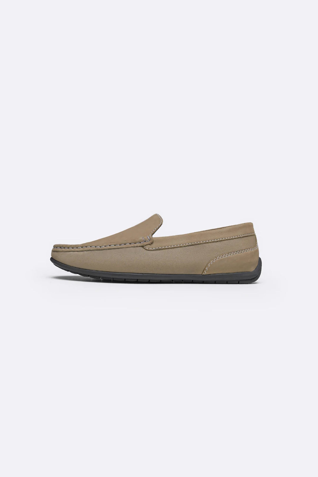 SAND COMFORT REAL LEATHER MOCCASIN