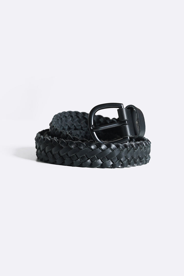 BRAIDED LEATHER BELT