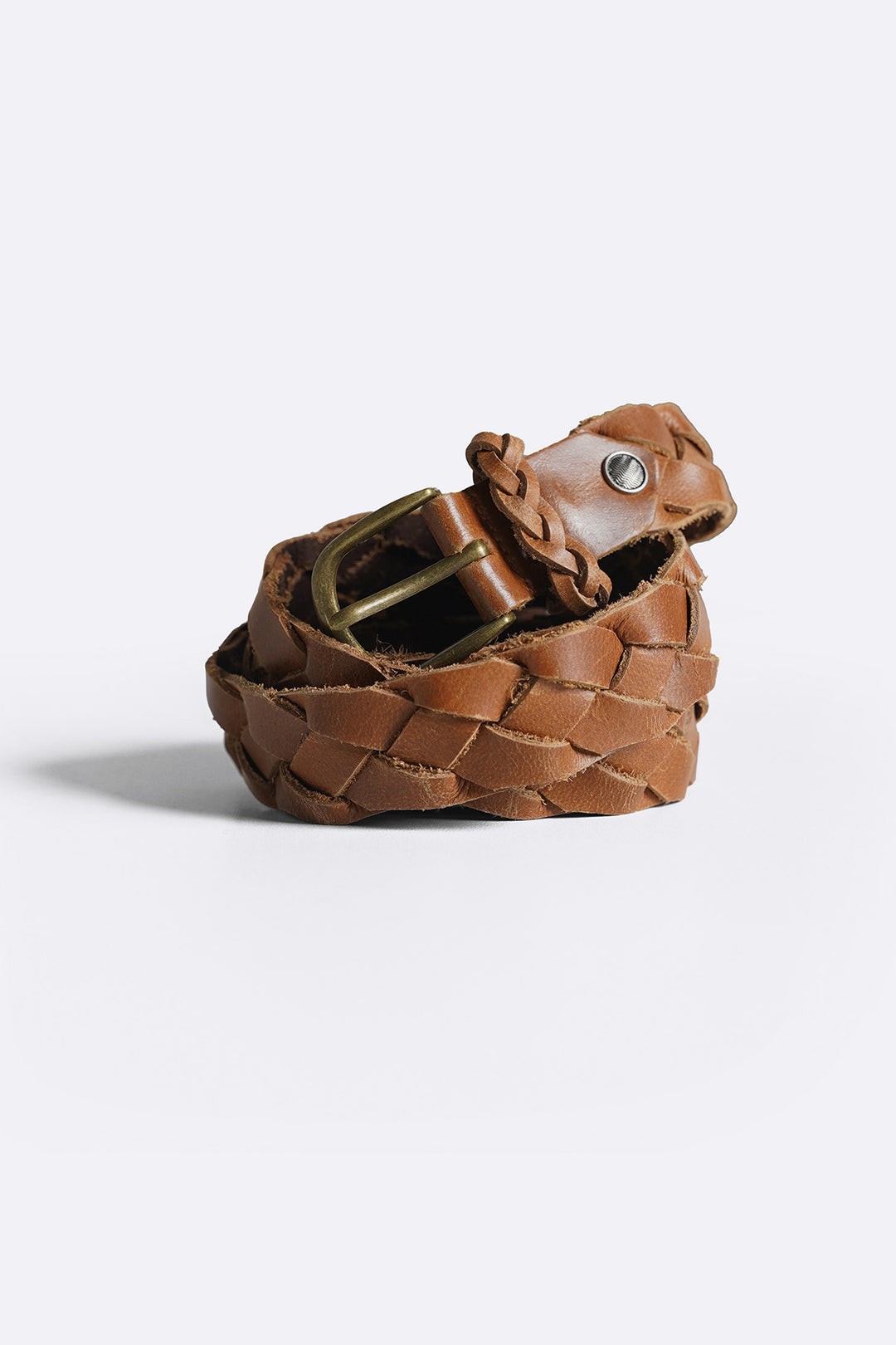 BRAIDED LEATHER BELT