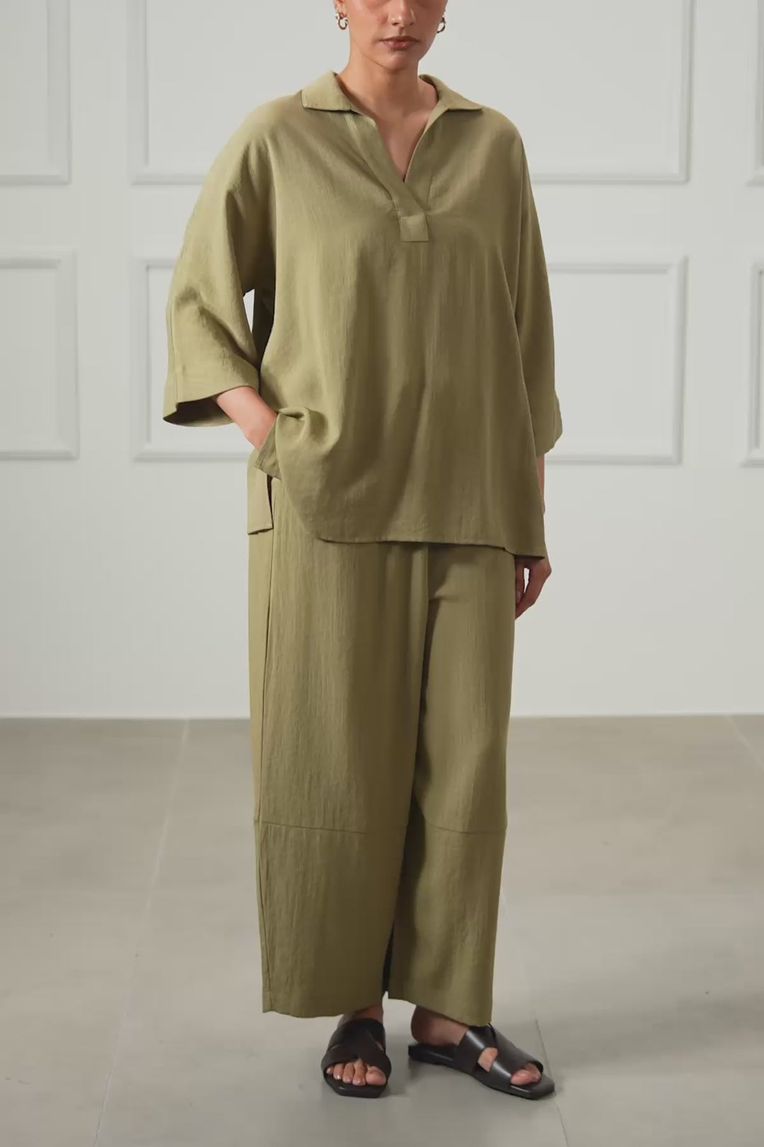 PULLOVER SAFARI BLOUSE