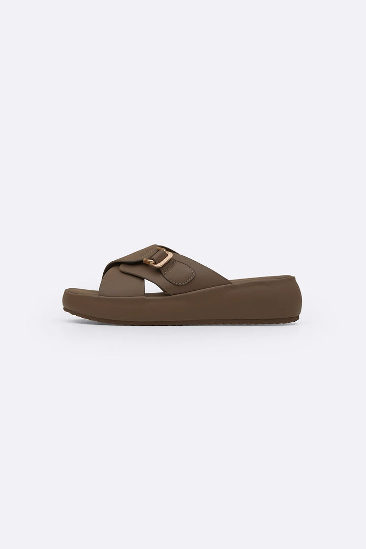 TAUPE CLOUD MAMA SLIDES